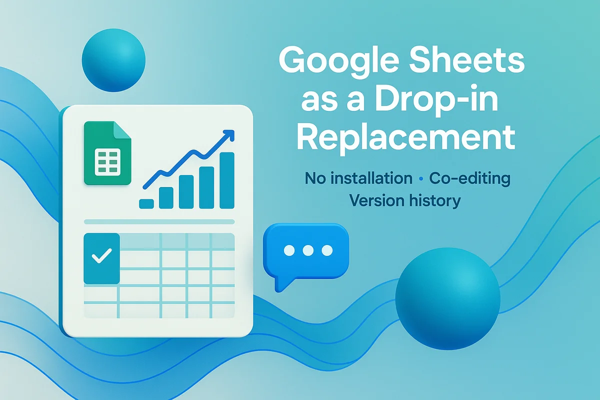 Collaborative Google Sheets interface displaying real-time editing, version history, and threaded comments for effective team communication.
