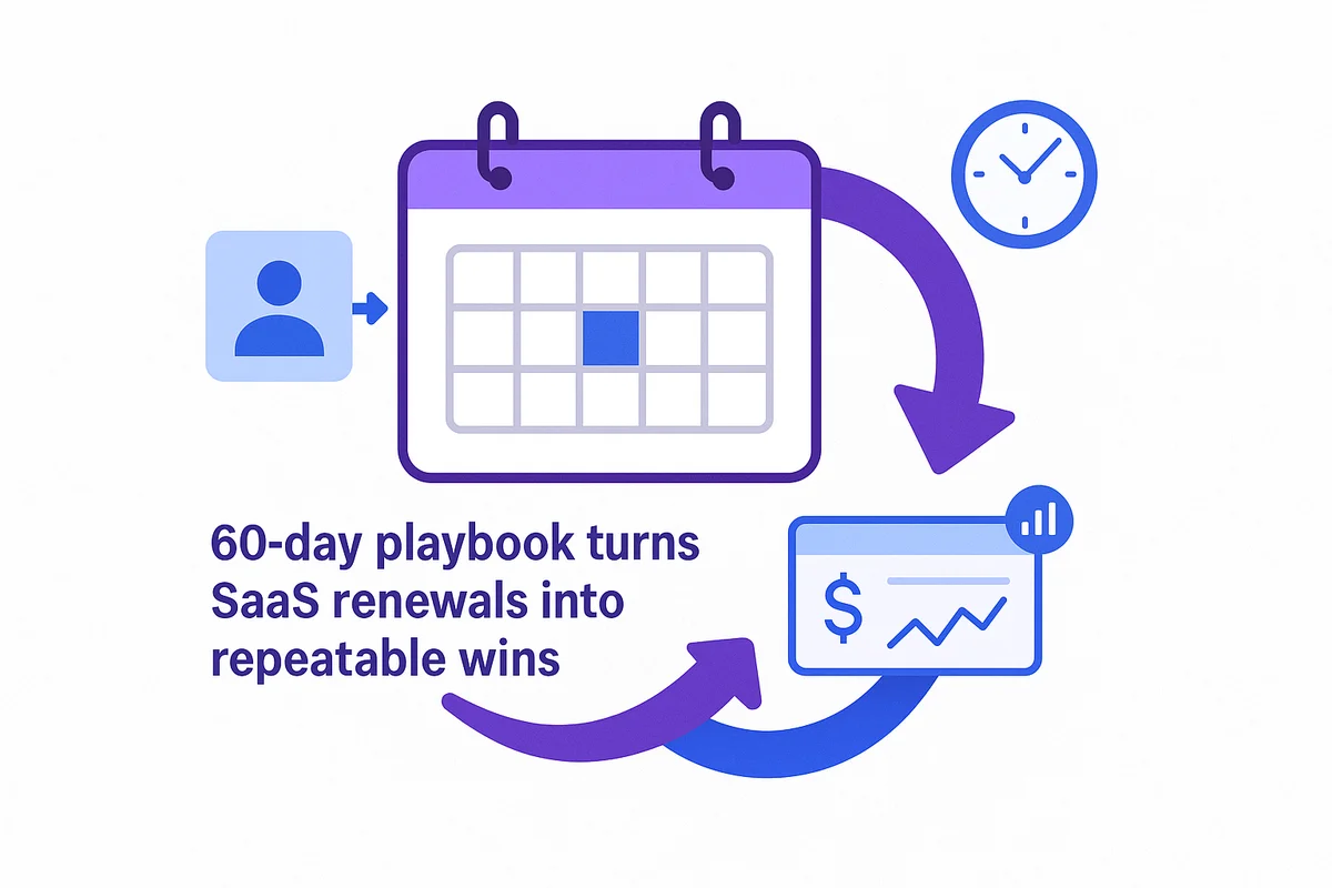 A clear calendar with reminders and color coding ensures timely SaaS contract renewals and budget alignment.